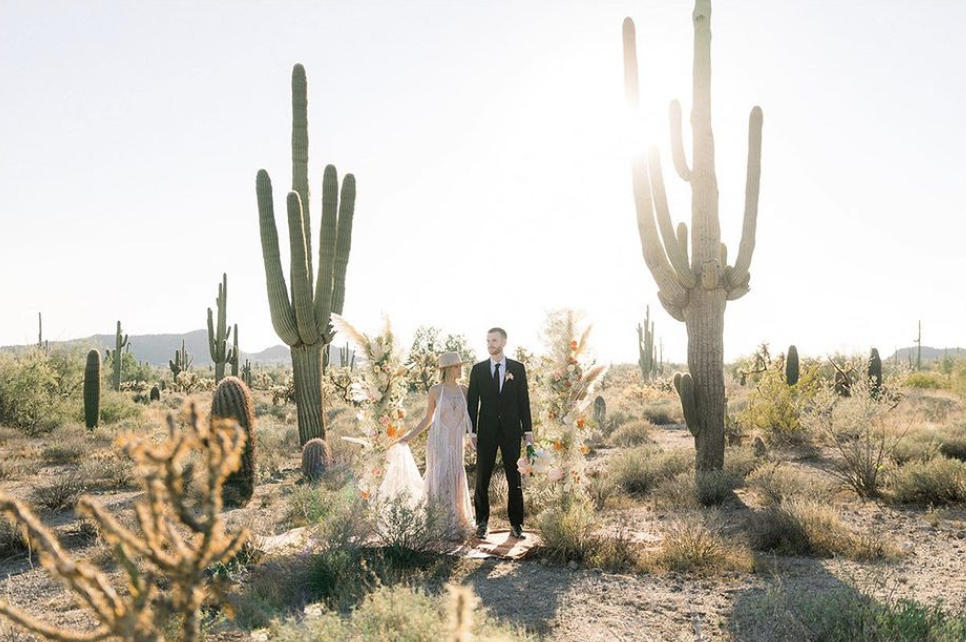 Arizona Desert Elopement Wedding